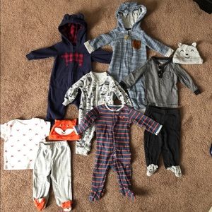 6M Carters Jumpers & Pjs